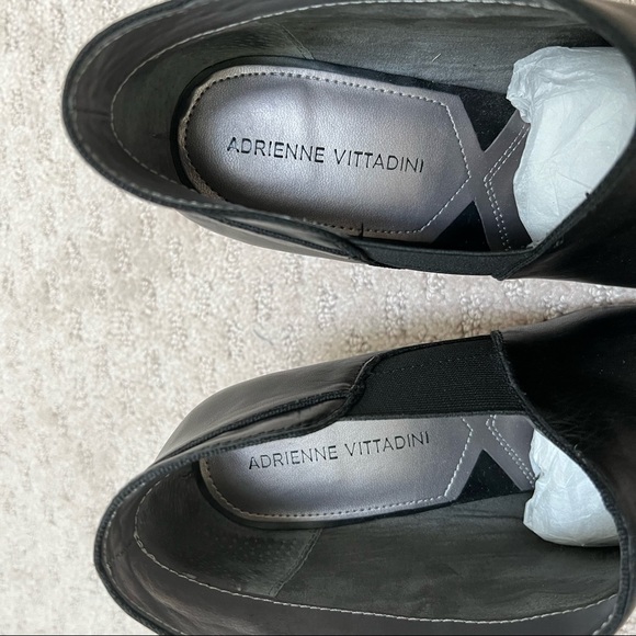 Adrienne Vittadini Black Ankle Boots - Picture 3 of 4